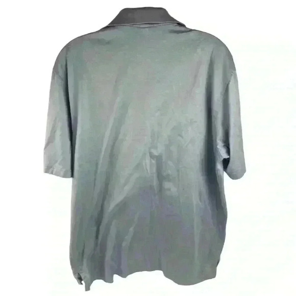 Peter Millar Men's Blue Polo Shirt Size M Short Sleeve Classic Collar Golf - Picture 5 of 7